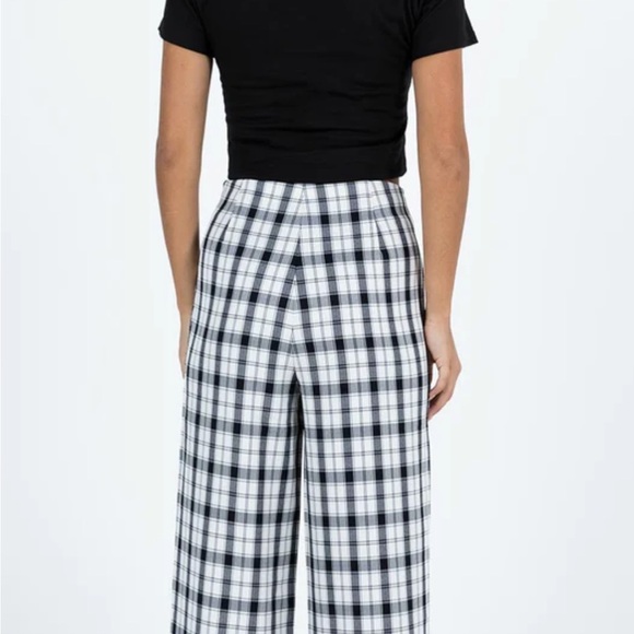 Princess Polly Euros Pants Black/White Size 4 - Picture 9 of 11